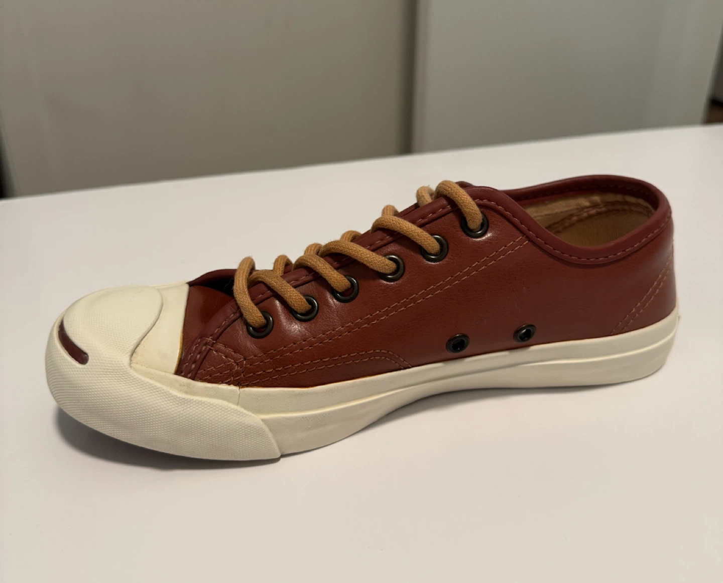 Converse Jack Purcell Brown Leather Low Top Sneakers EU 37.5 - photo 4