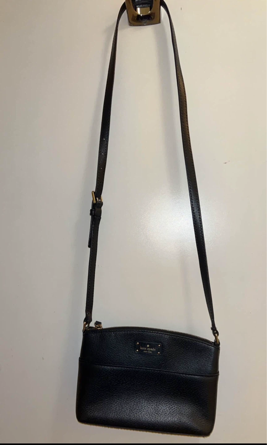 Kate Spade Black Leather Crossbody Bag