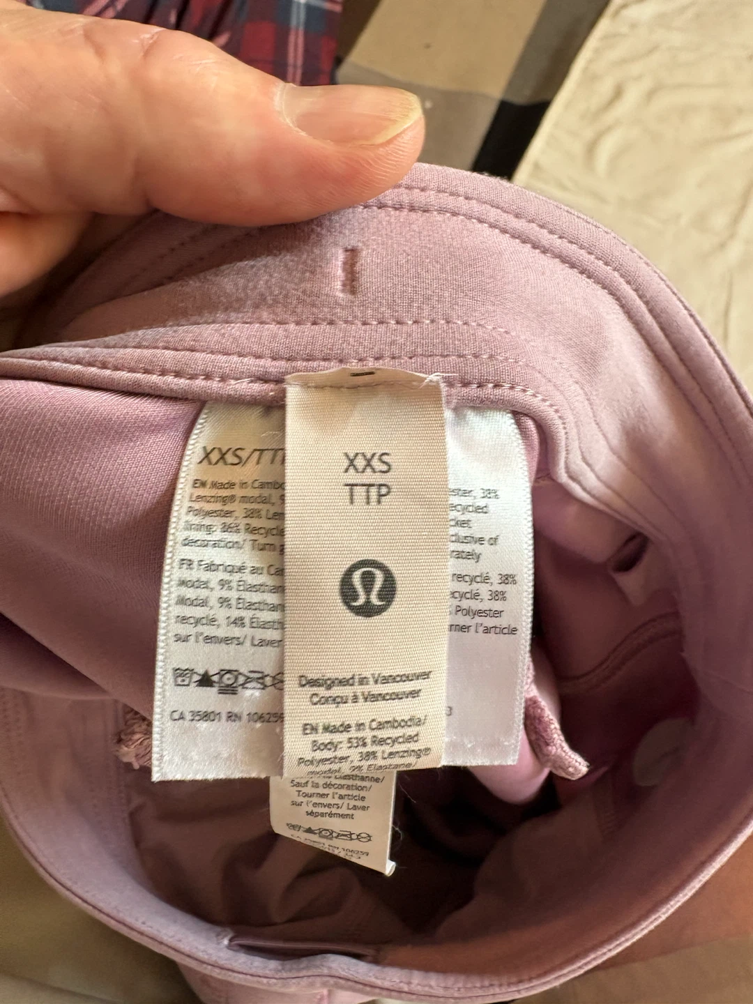 Lululemon Pink Trousers - Size 6