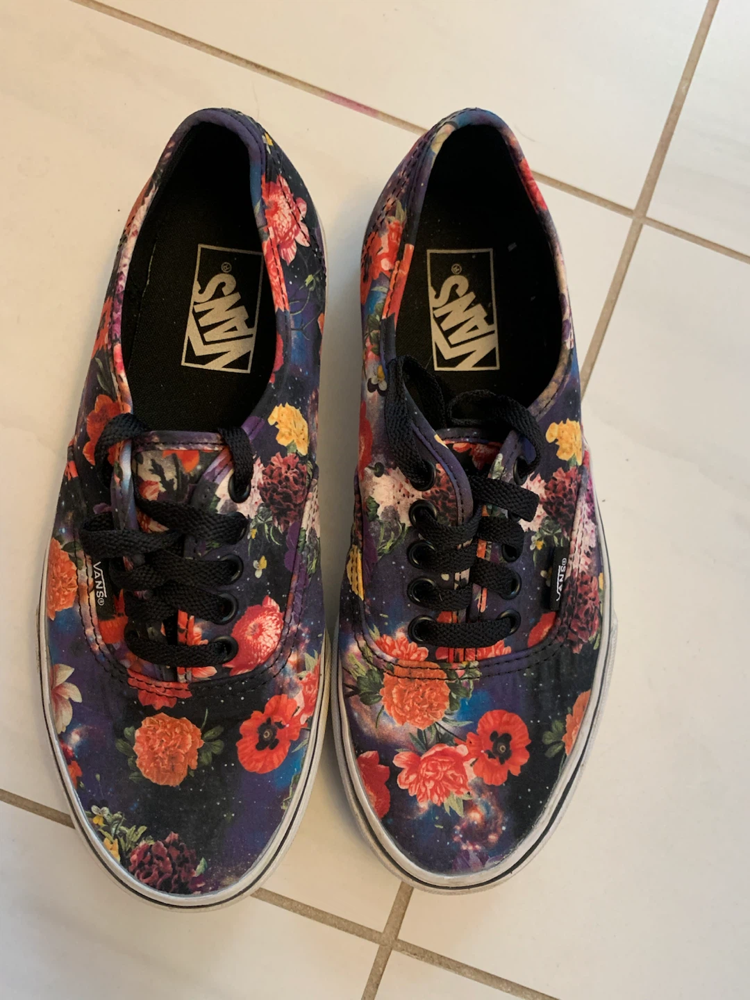 Vans Floral Print Sneakers