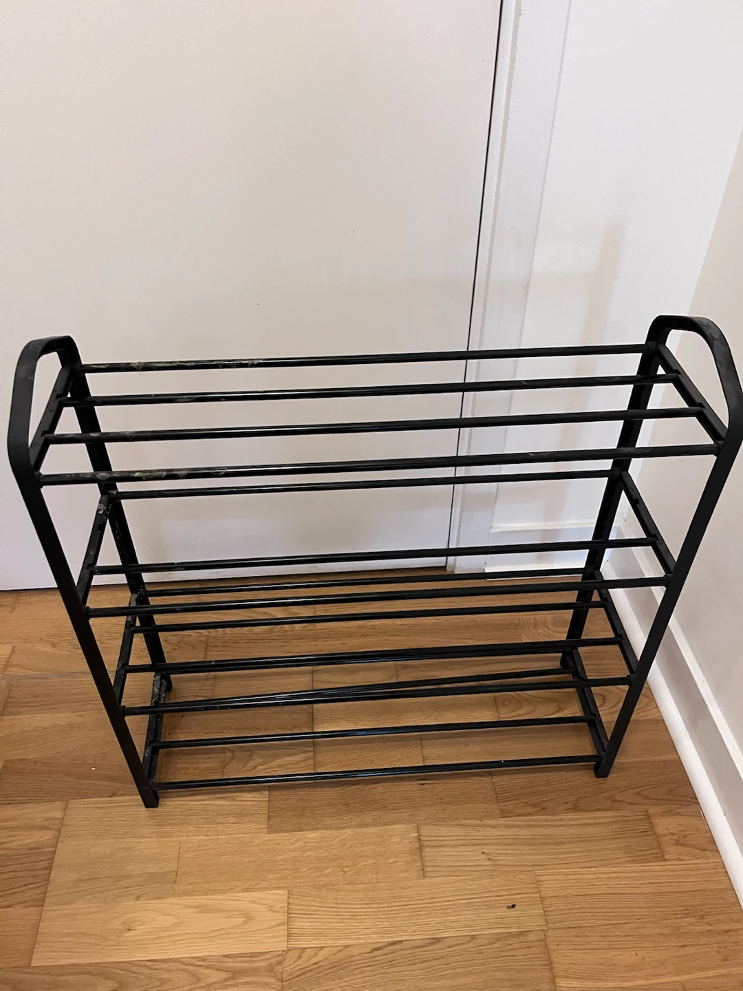 Black 4-Tier Shoe Rack - photo 3