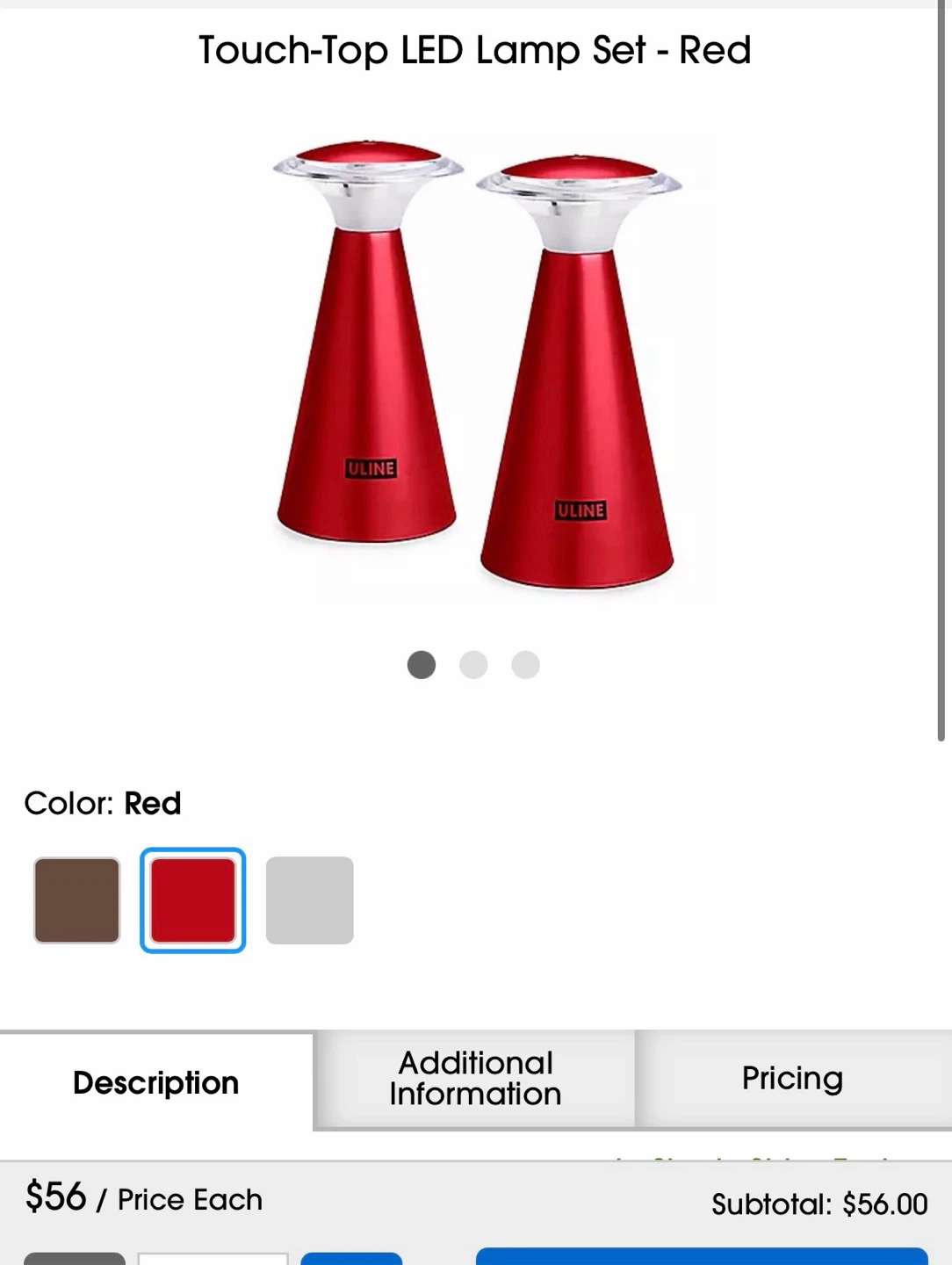 Touch Top LED Lamp