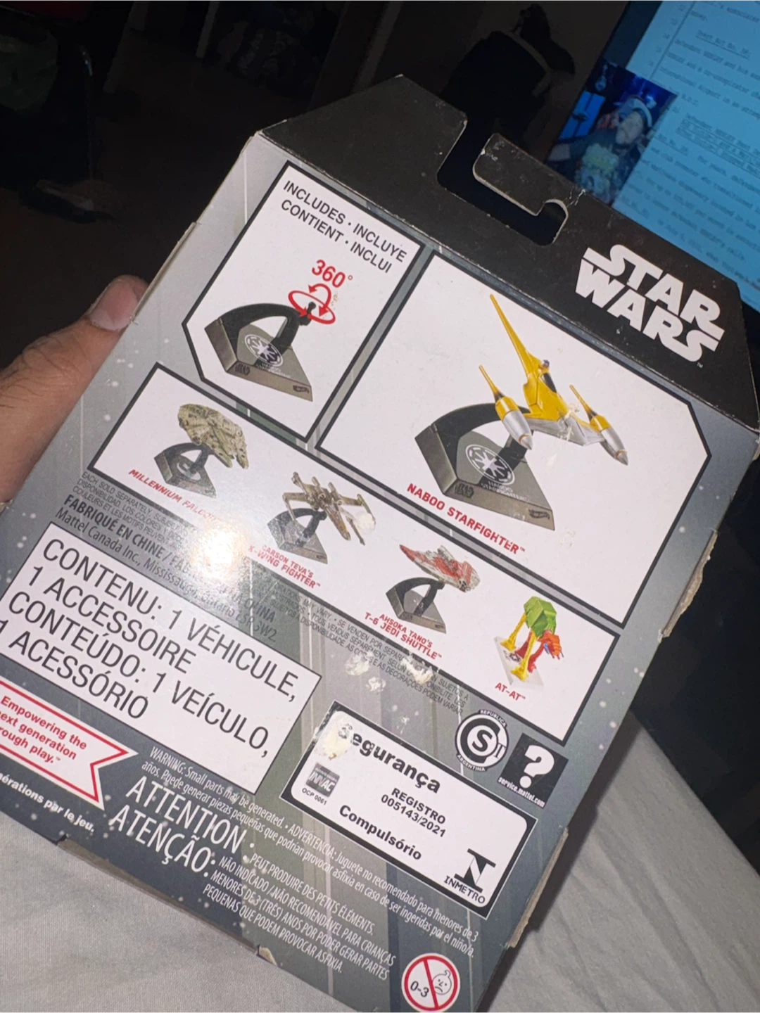 Hot Wheels Star Wars Naboo Starfighter Toy - photo 2