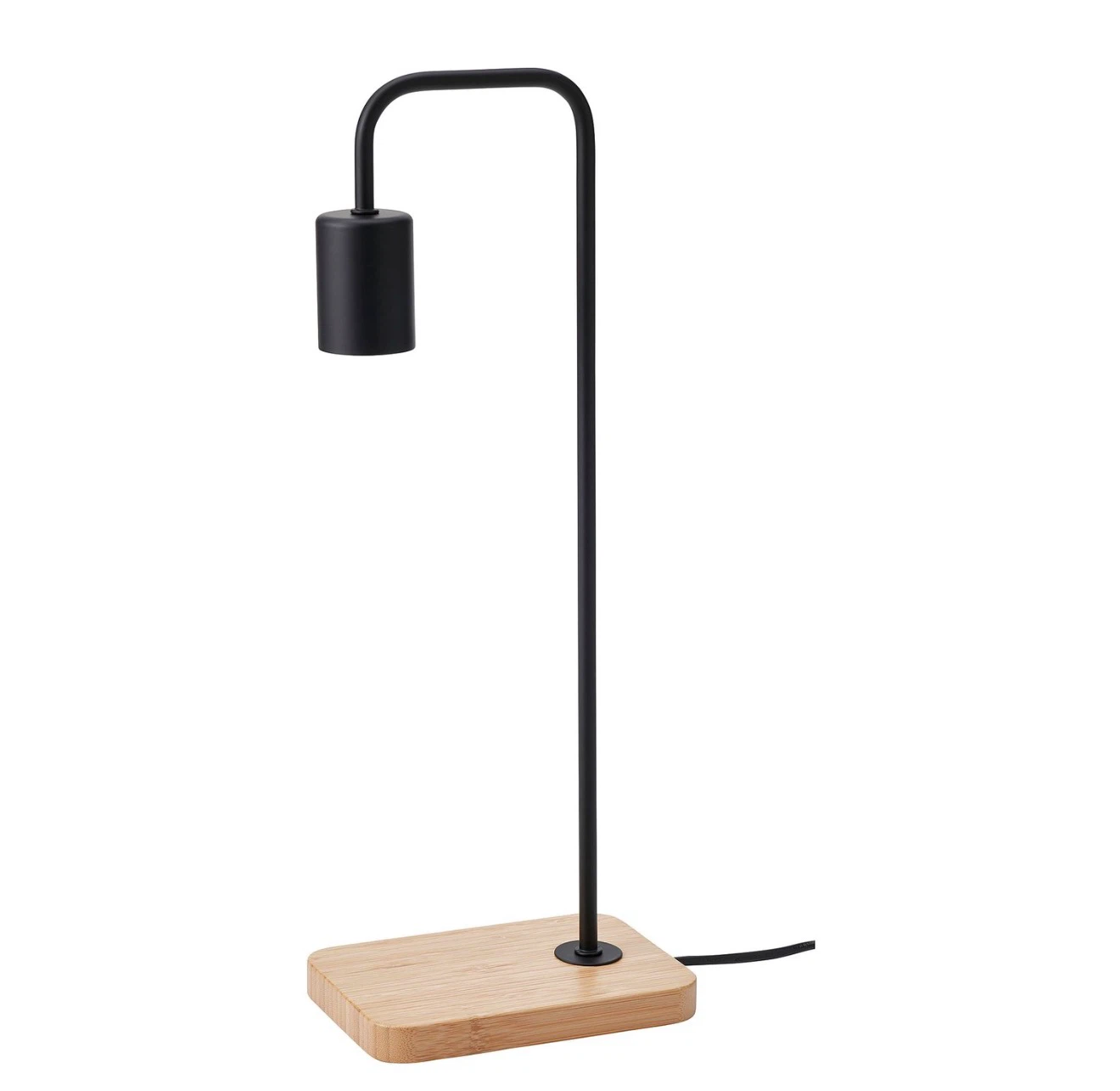 Modern Table Lamp with Bamboo Base - photo 2