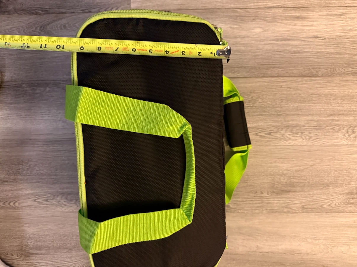 Uline Black & Neon Green Insulated Cooler Bag - photo 4