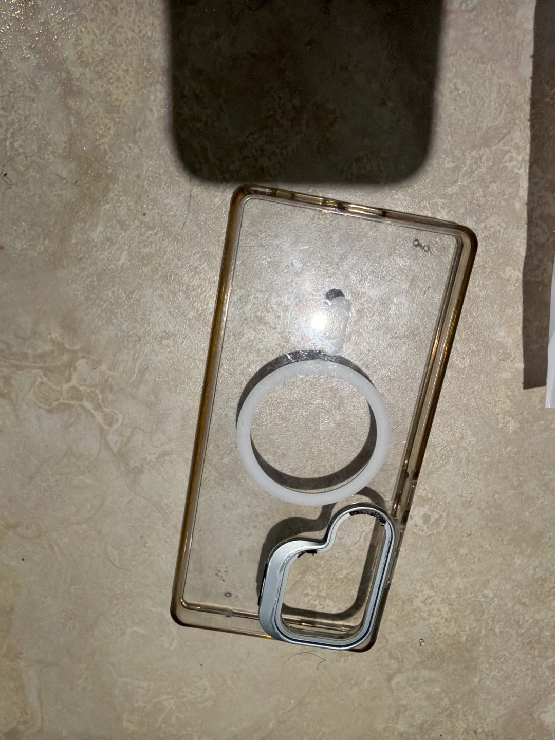Clear Phone Case with Ring Holder