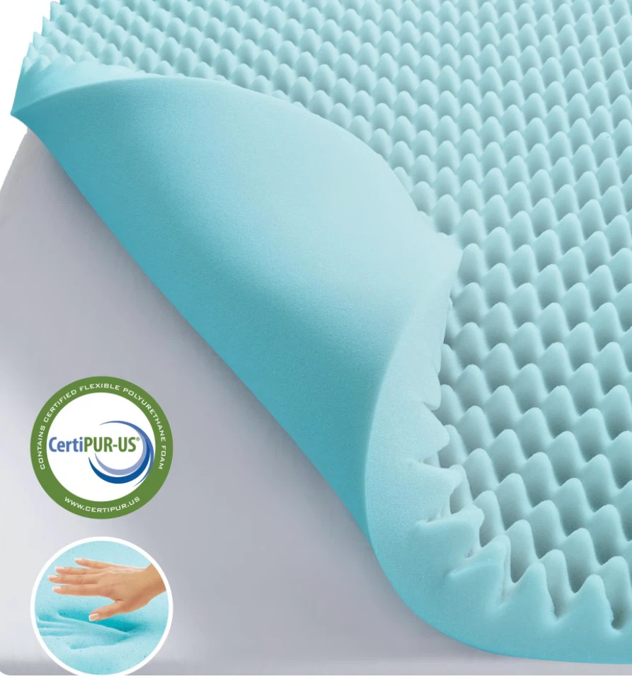 COMFORTZEN® 2.75-inch Gel Fusion Memory Foam Mattress Topper - photo 3