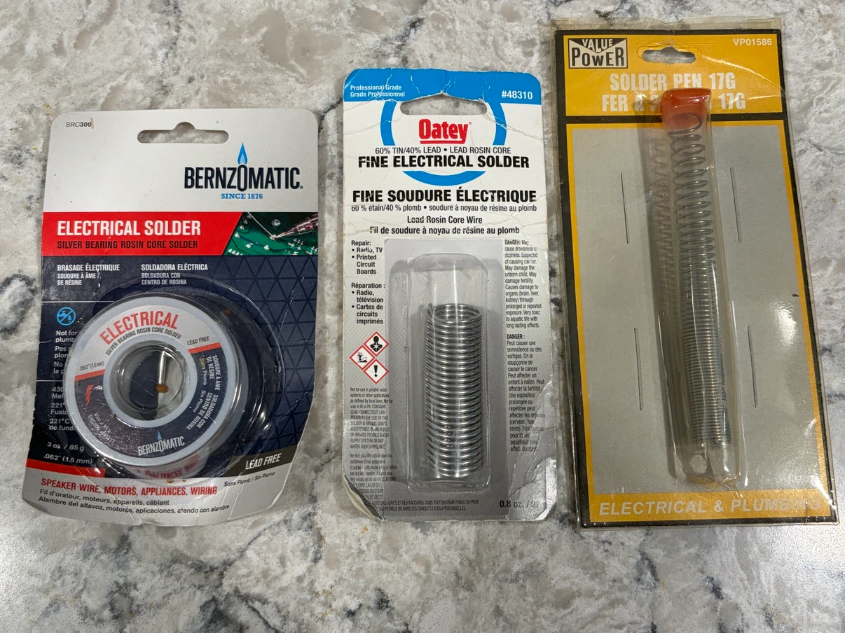 NEW Electrical Solder & Soldering Iron Lot