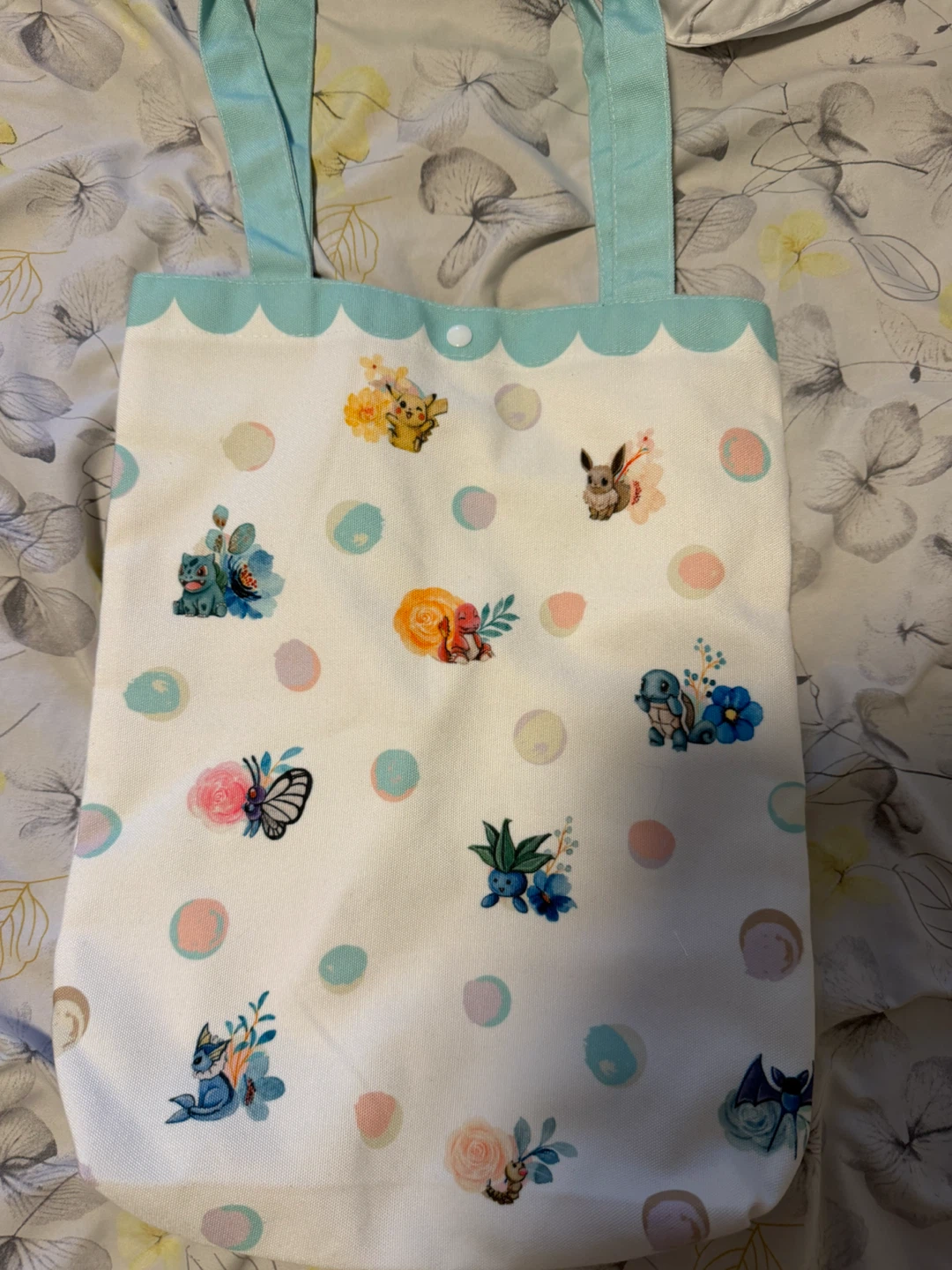 Pokémon Tote Bag with Cute Characters