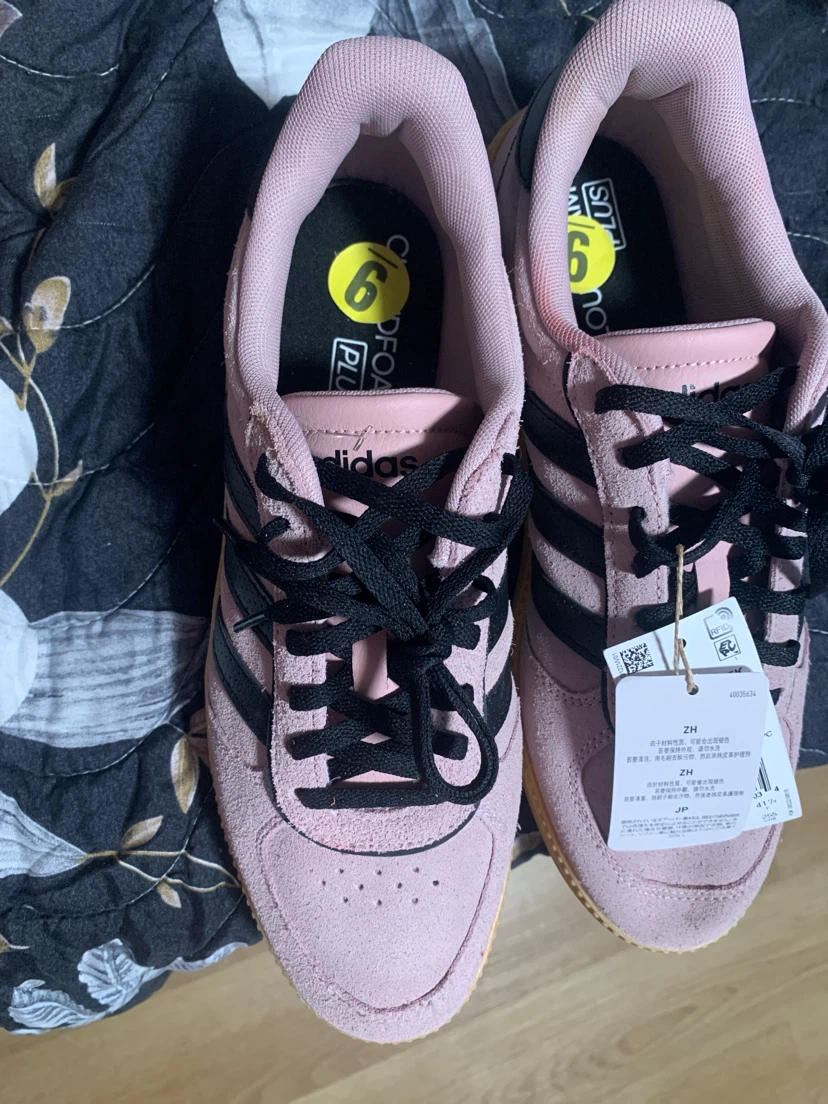 Adidas Pink Suede Sneakers Size 9