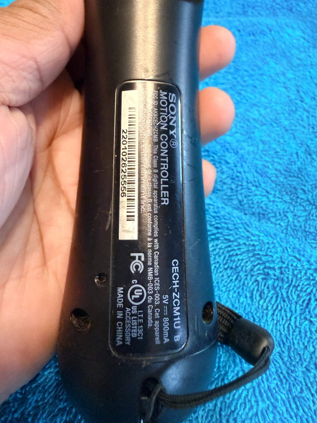 SONY PLAYSTATION MOVE MOTION CONTROLLER (CECH-ZCM1U). - photo 3