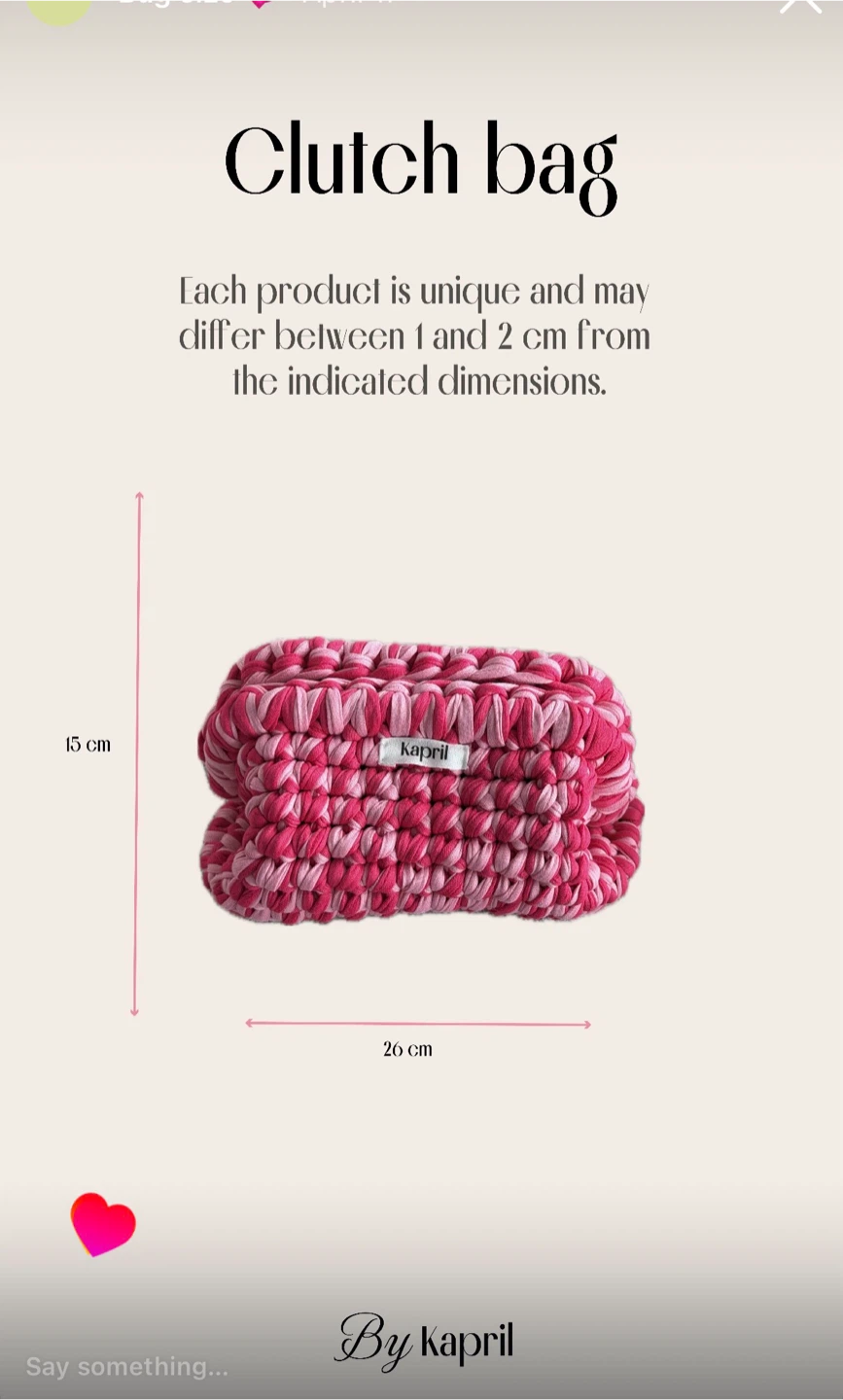 Kapril Handmade Crochet Clutch Bags - photo 2