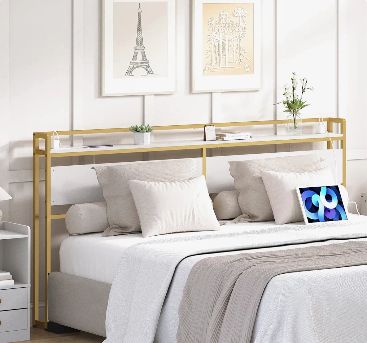 Queen Bed Frame + Mattress