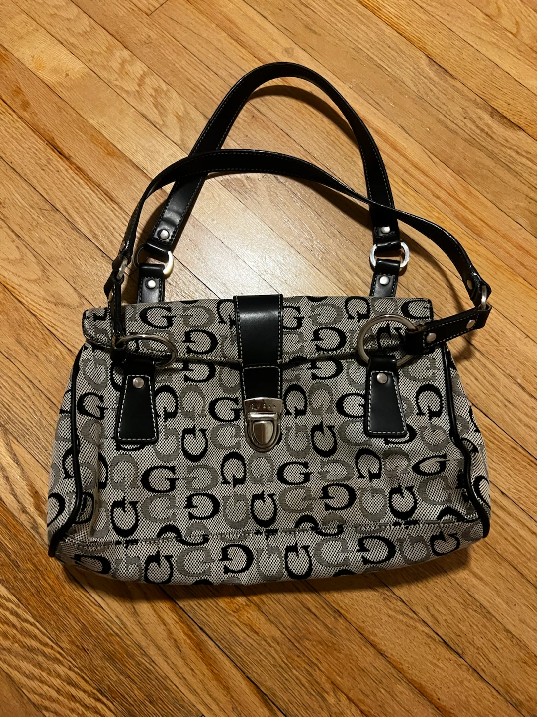 Guess Monogram Shoulder Bag