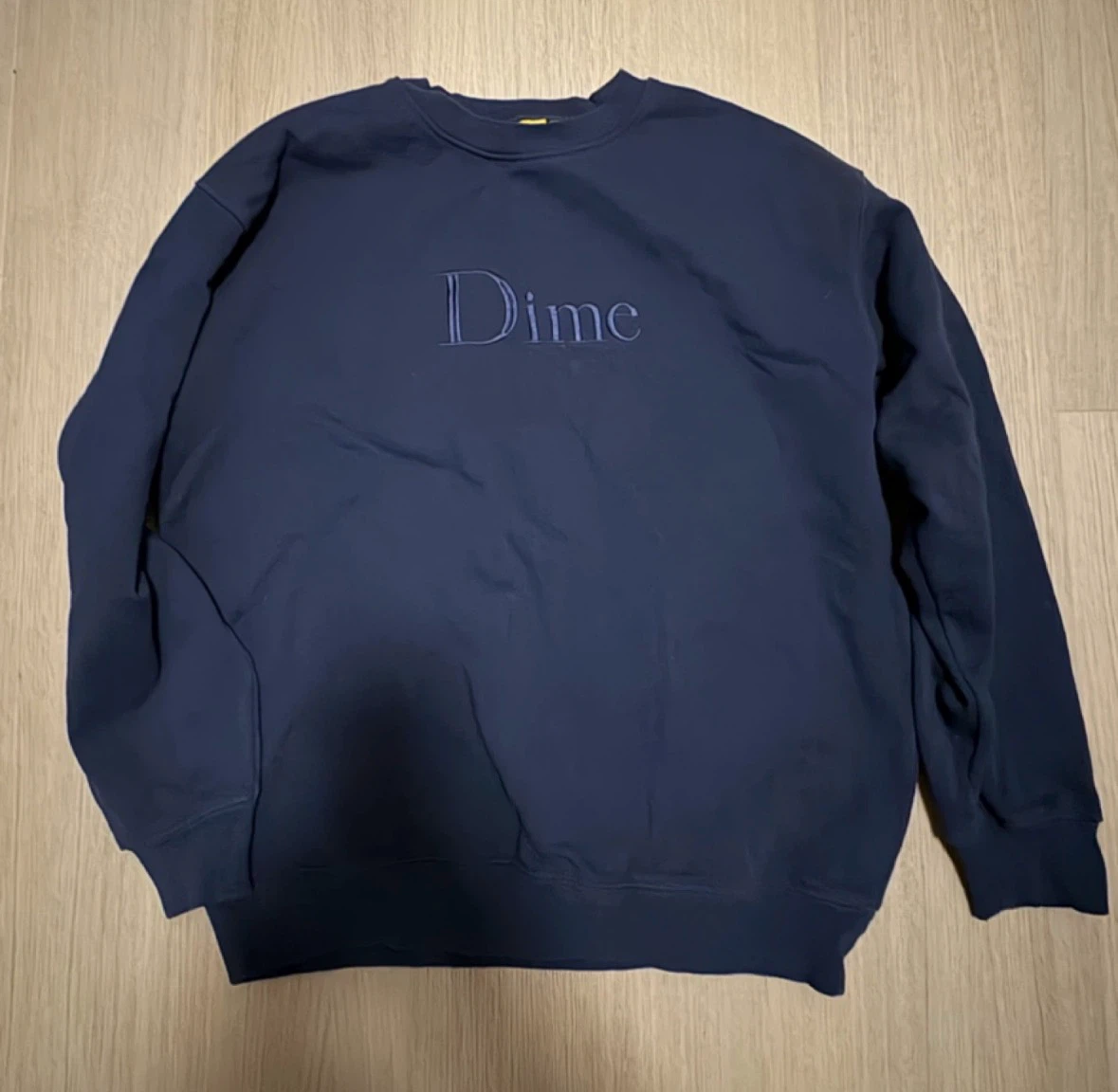 Dime Navy Crewneck Sweatshirt - Size M