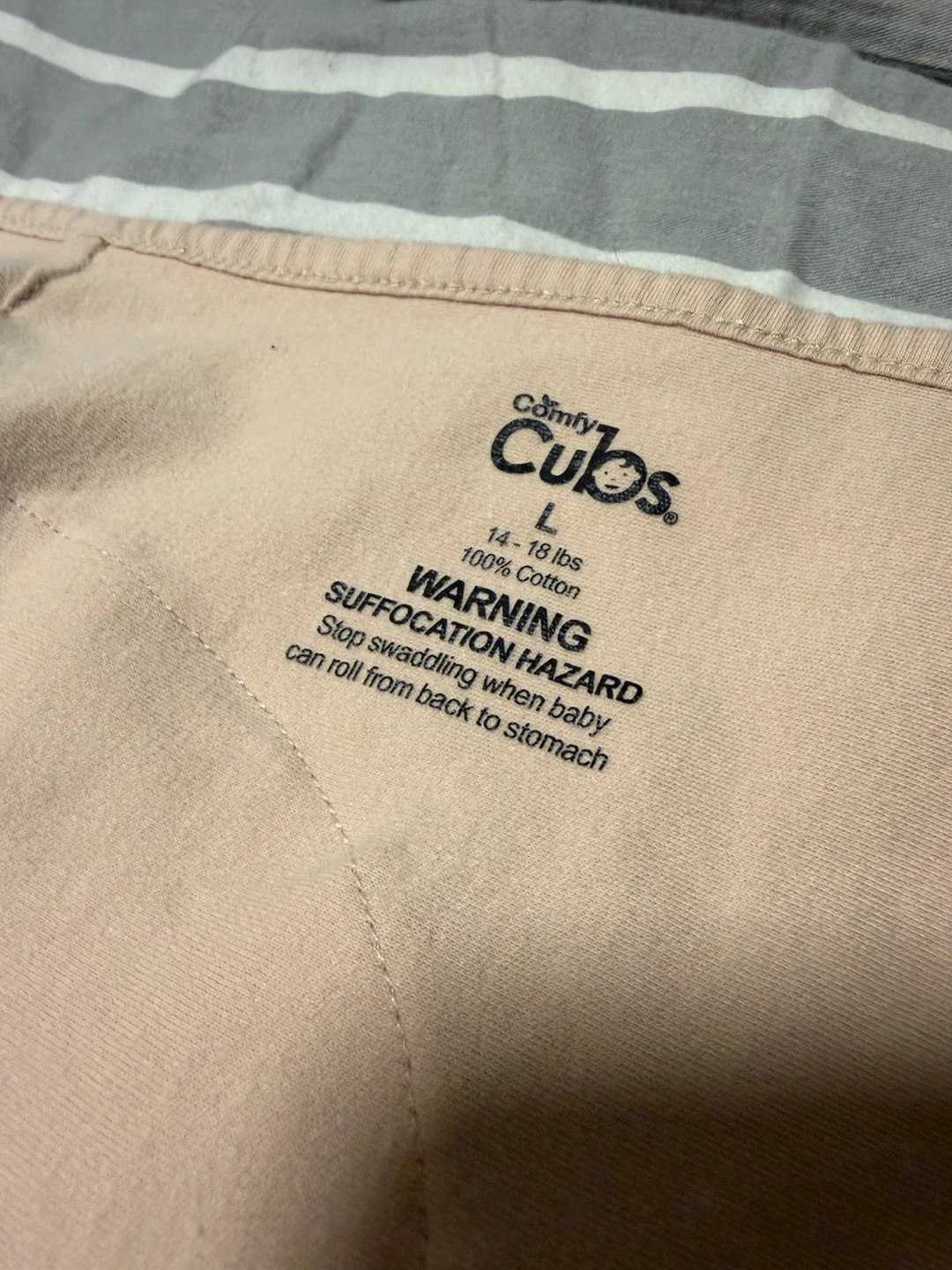 Comfy Cubs Swaddle Blankets 3-6 mos, 6-12 mos (3-Pack) - photo 2