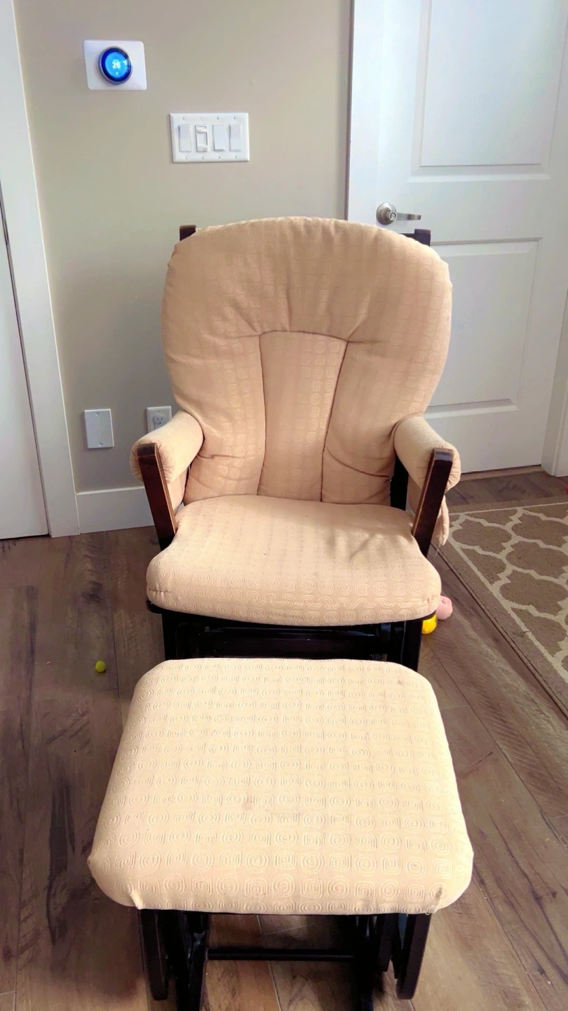 Glider Chair and Ottoman Set - photo 2