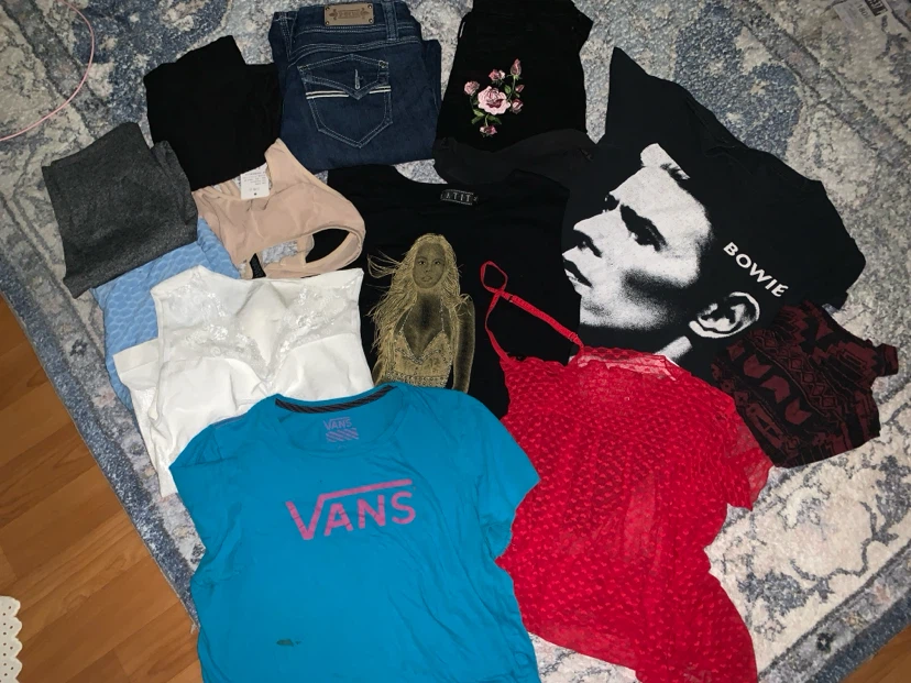 Bag full of women’s clothes