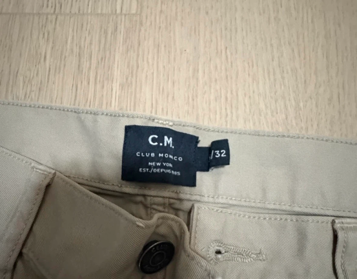 C.M. Club Monaco Chinos Size 32 - photo 2