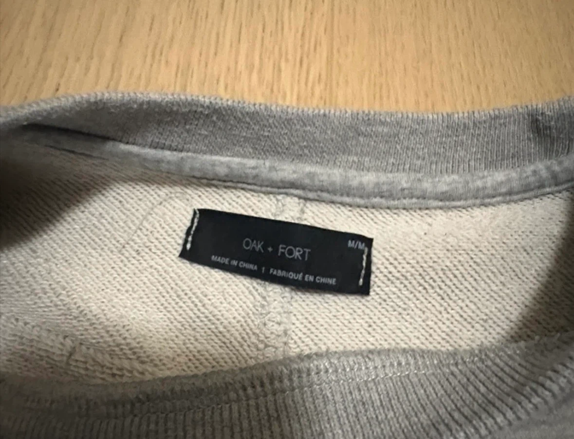 Oak + Fort Grey Crewneck Sweatshirt M/M - photo 2
