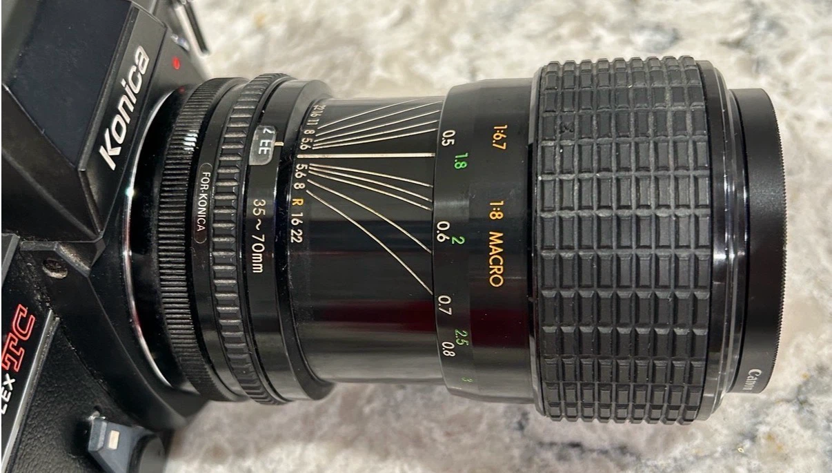 Konica Autoreflex TC 35mm Film Camera w/ Sigma 35-70mm Lens - photo 4