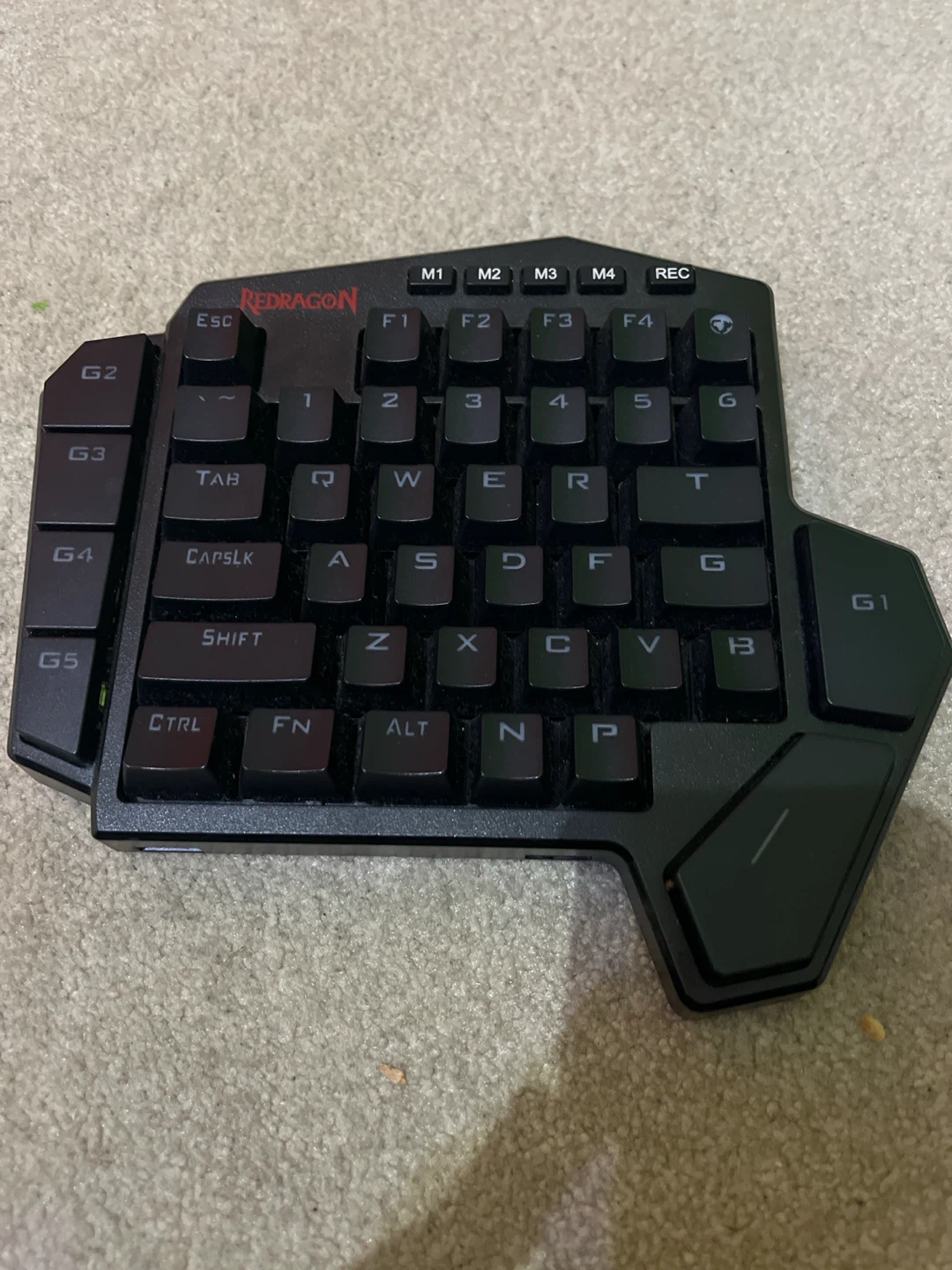 Red dragon one handed keyboard