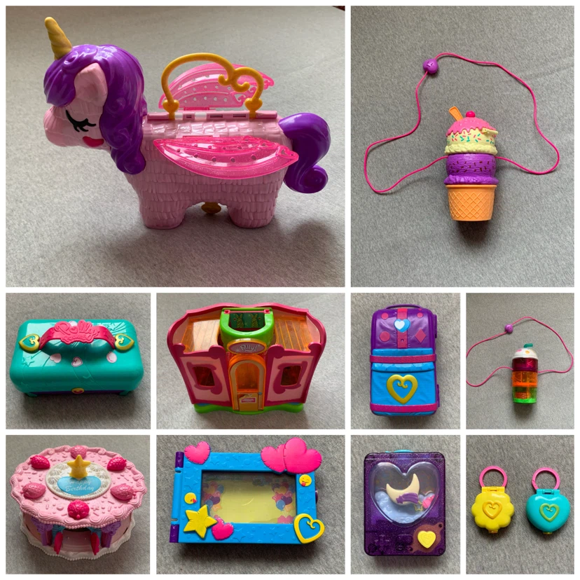 Polly Pocket Lot - Including all small pieces (swipe for pics)