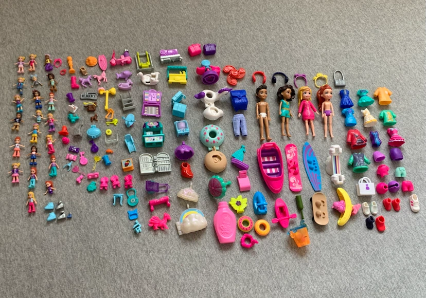 Polly Pocket Lot - Including all small pieces (swipe for pics) - photo 2