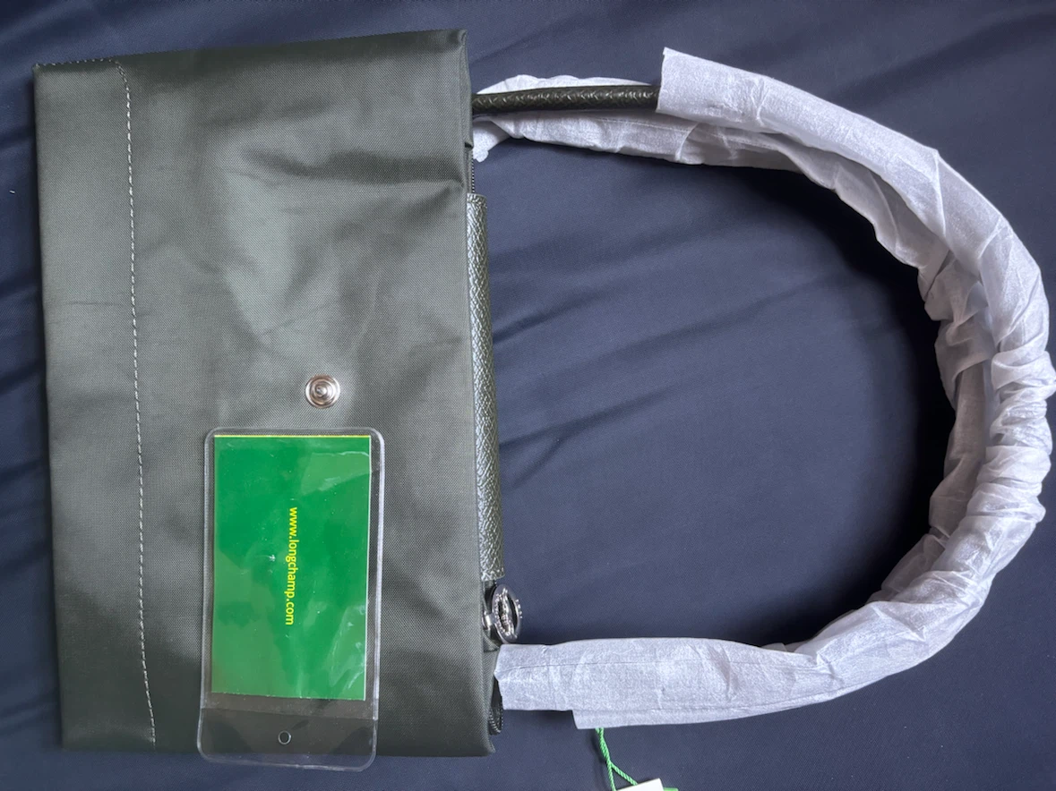Longchamp Le Pliage Shoulder Bag - Olive Green - photo 2
