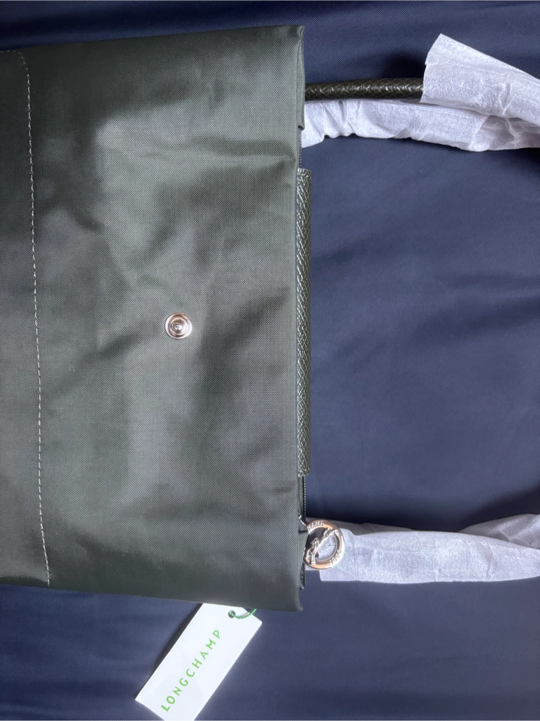 Longchamp Le Pliage Shoulder Bag - Olive Green - photo 3