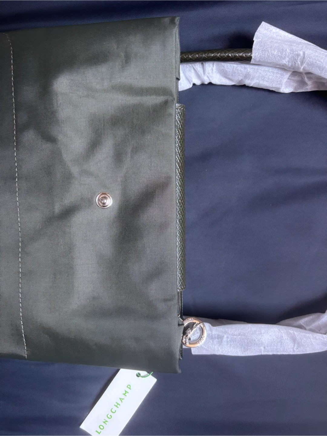 Longchamp Le Pliage Shoulder Bag - Olive Green - photo 4
