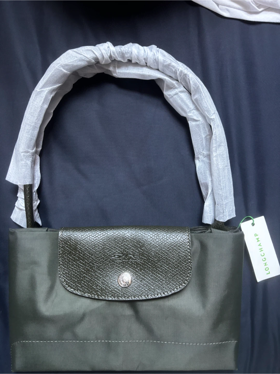 Longchamp Le Pliage Shoulder Bag - Olive Green - photo 5