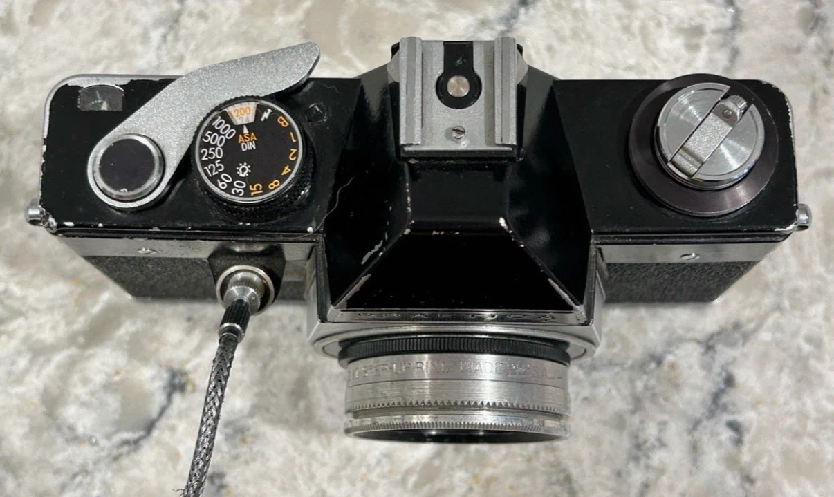 Praktica L 35mm Film Camera Body w/ Step-Up Ring, Filter - photo 2