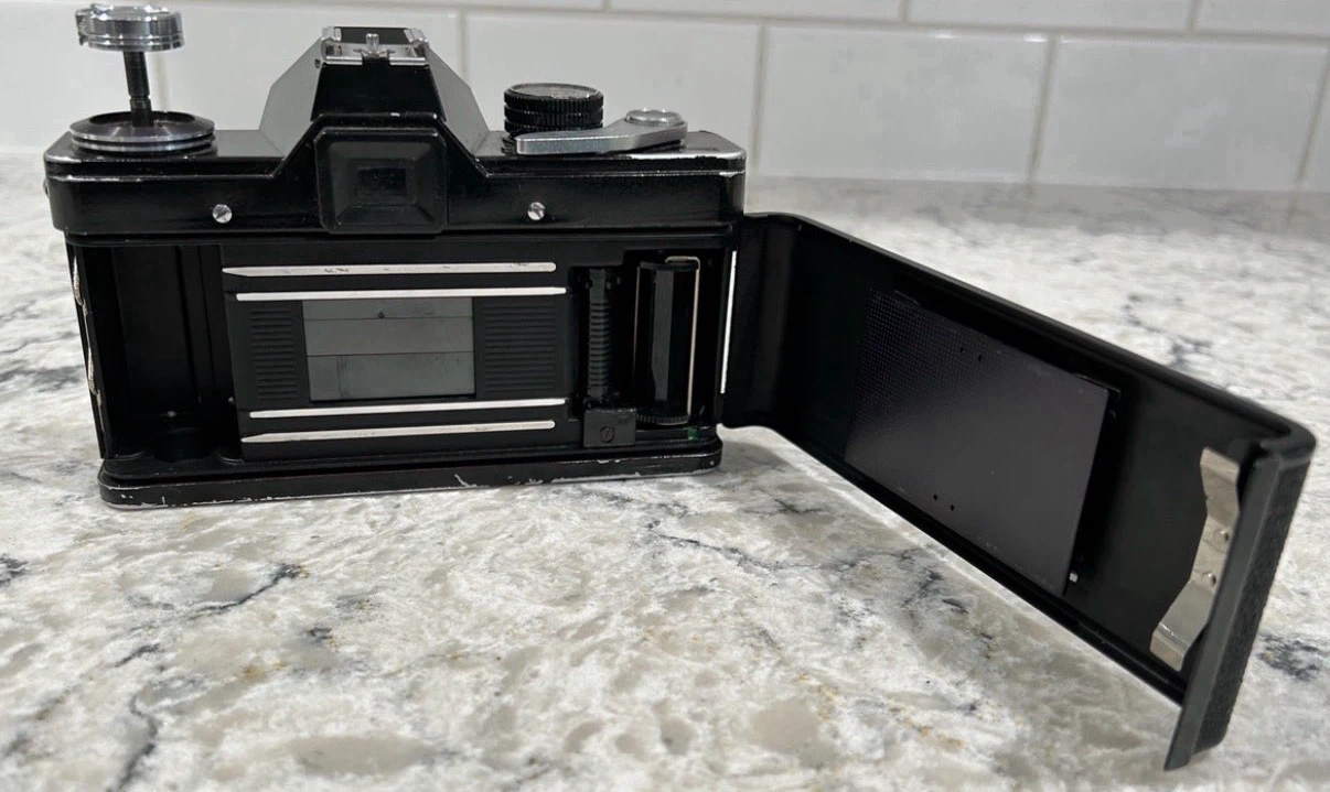 Praktica L 35mm Film Camera Body w/ Step-Up Ring, Filter - photo 4