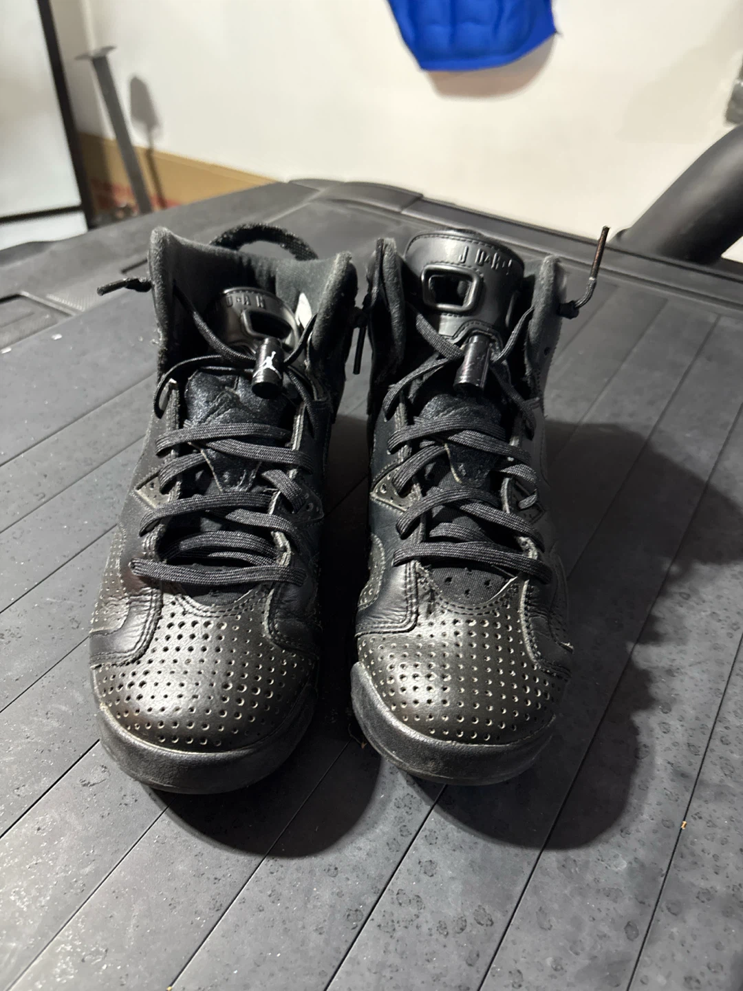 Air Jordan 6 Retro Black Sneakers - photo 3
