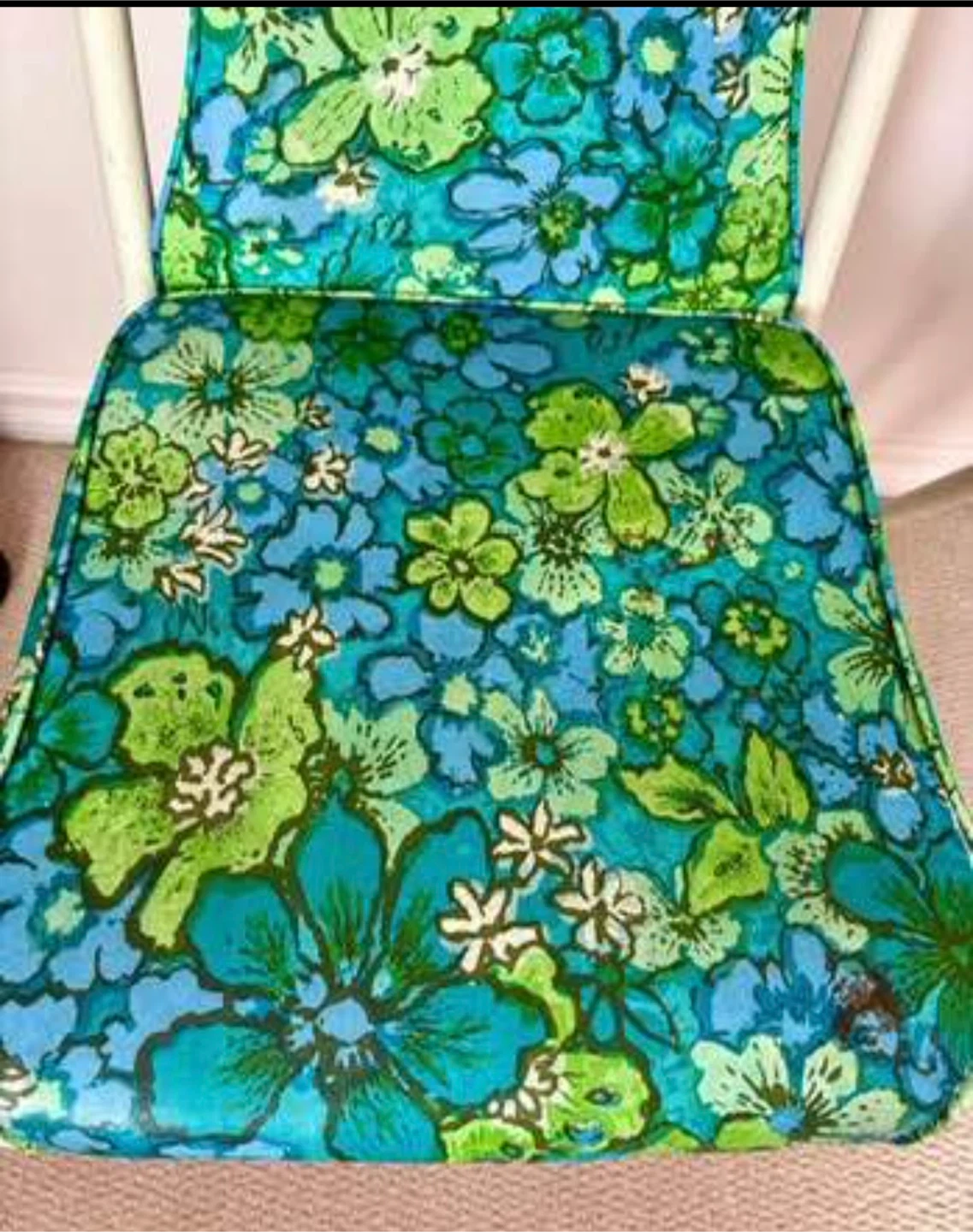 Vintage Retro Floral Dining Chairs (Set of 2) - photo 3
