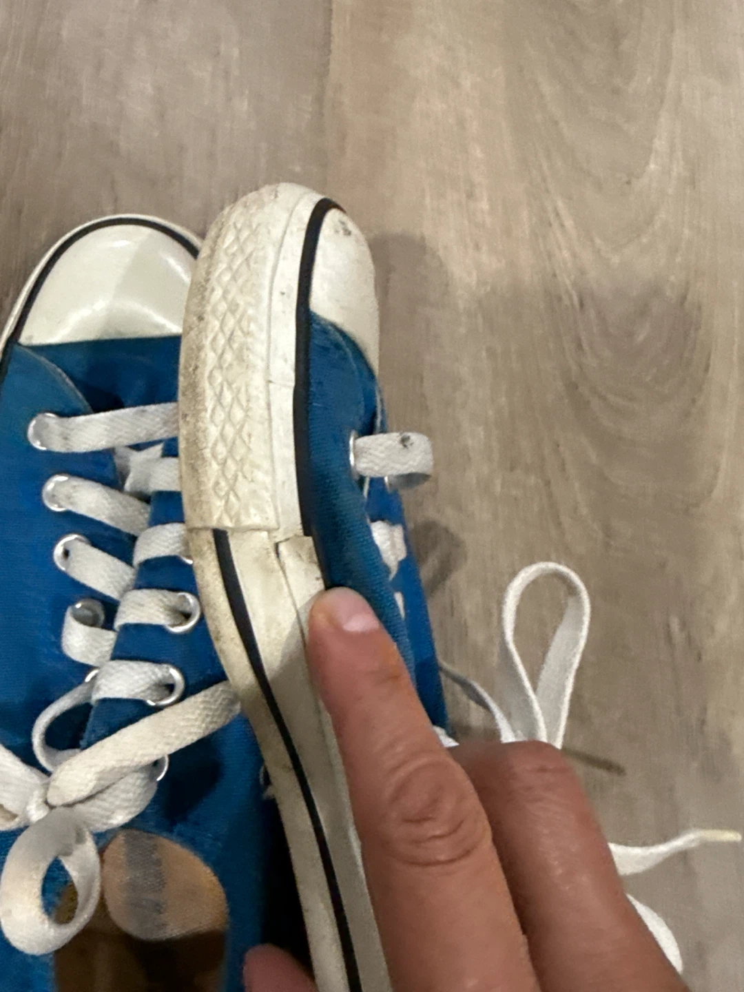 Converse All Star Blue Sneakers size 7 - photo 3