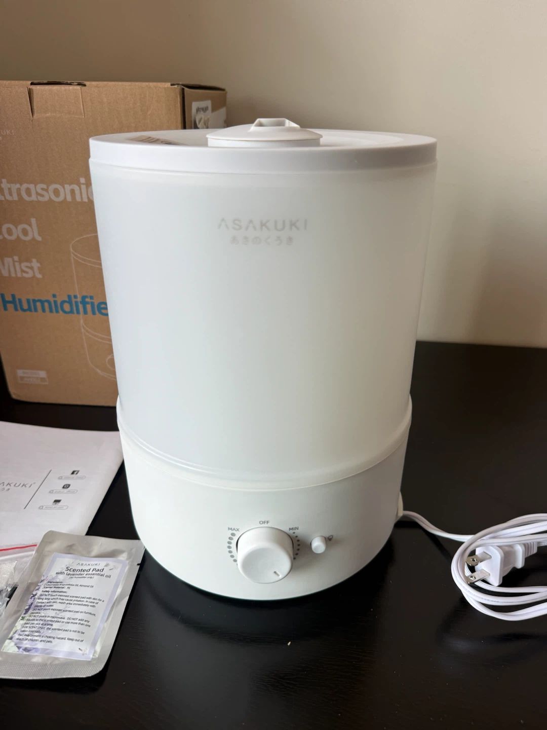 ASAKUKI ultrasonic Cool Mist Humidifier