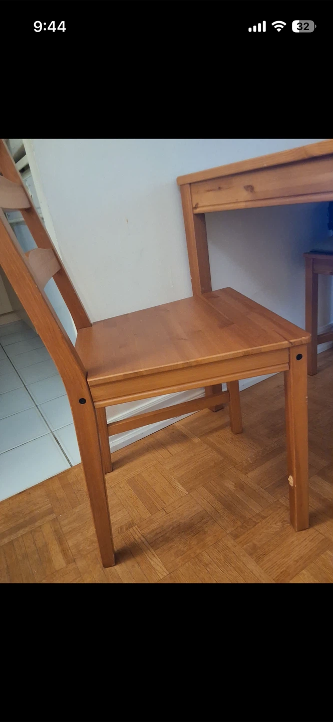 Ikea JOKKMOKK Wooden Dining Table and Chairs - photo 2