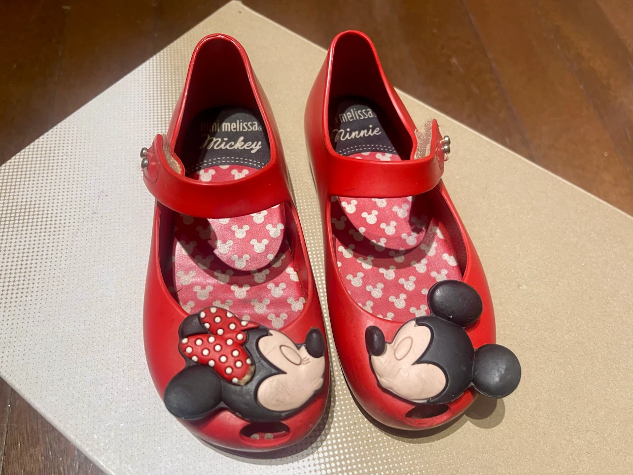 Melissa Mini Melissa Mickey & Minnie Mouse Mary Jane Flats