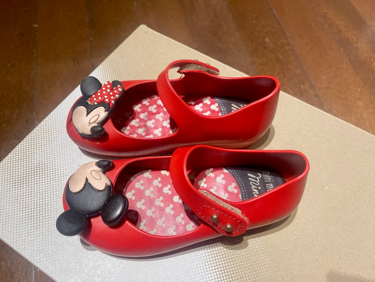 Melissa Mini Melissa Mickey & Minnie Mouse Mary Jane Flats - photo 2