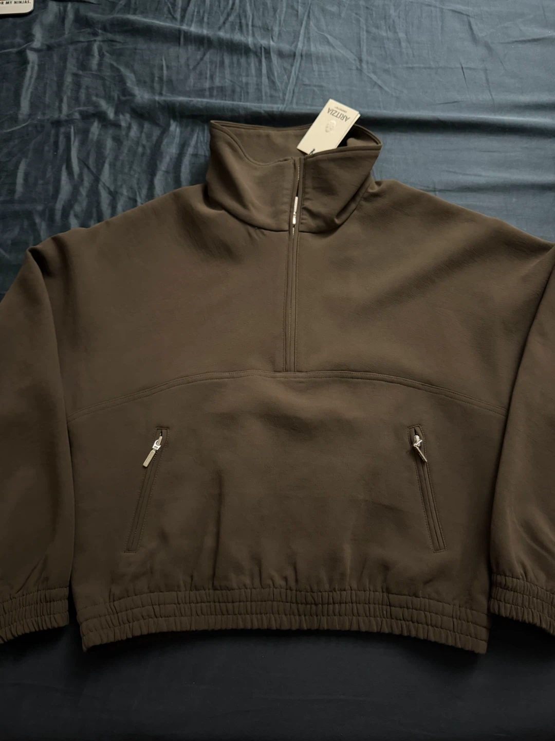 Aritzia Academy Jacket - Crepette Cacao Nib Brown