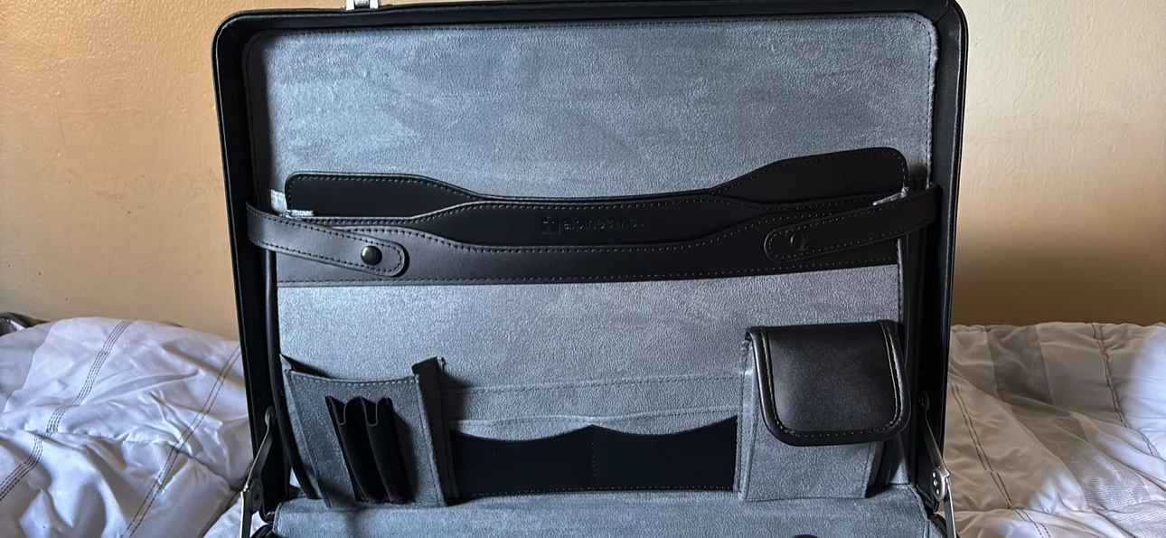 Alpine Swiss Briefcase with Combination Locks