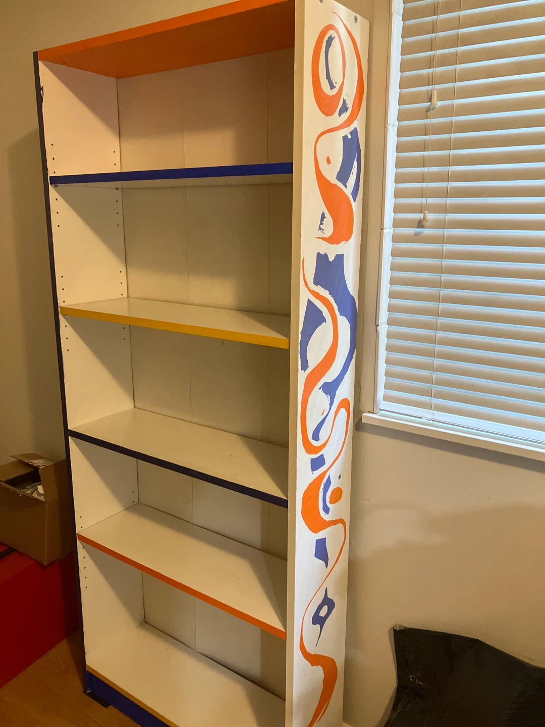 Custom Painted Bookshelf - photo 2