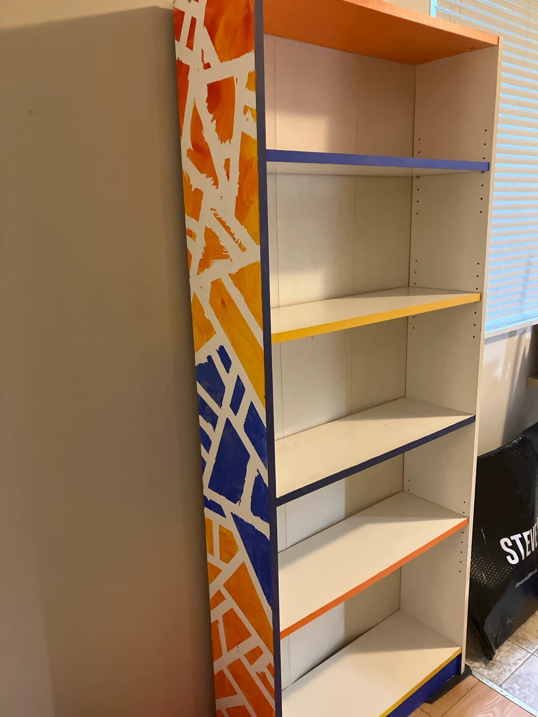 Custom Painted Bookshelf - photo 3