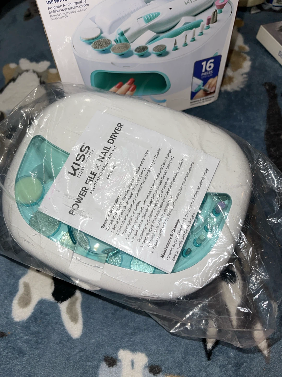 KISS New York Power File X Nail Dryer All-in-One Nail Care Kit - photo 3