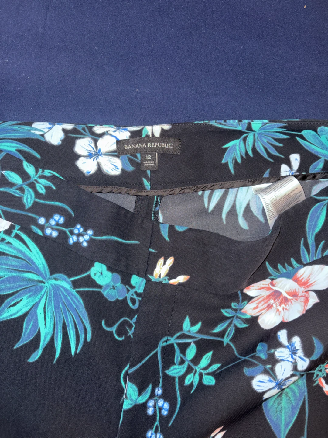 Banana Republic Floral Wide-Leg Pants Size 12 - photo 2