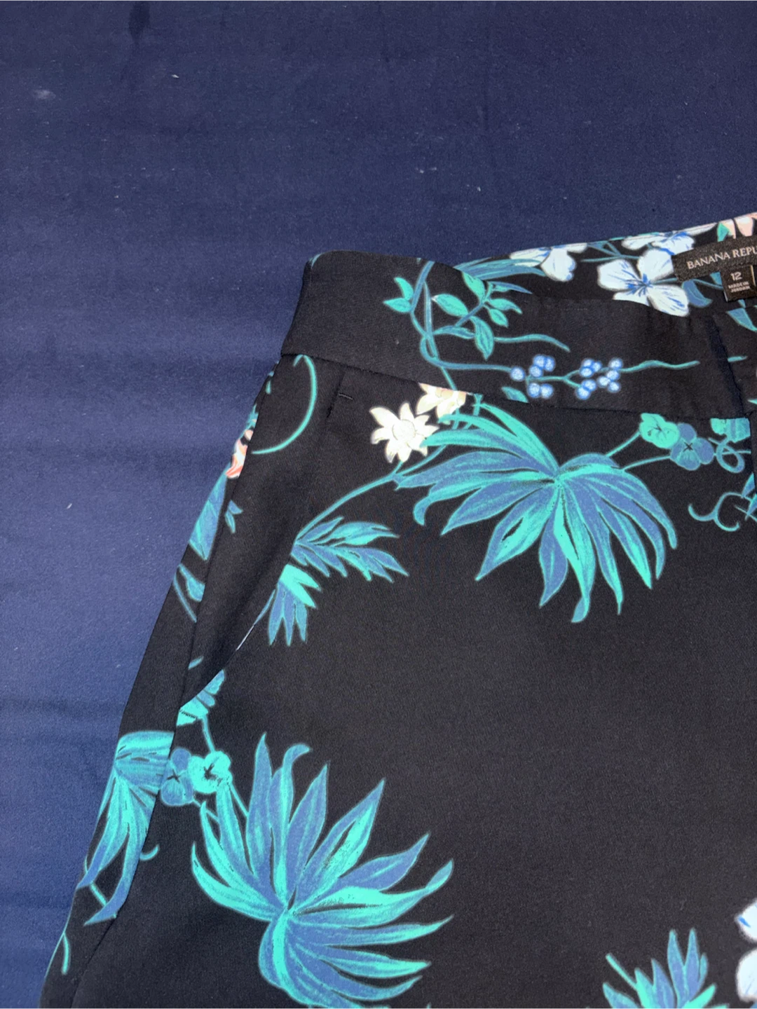 Banana Republic Floral Wide-Leg Pants Size 12 - photo 4