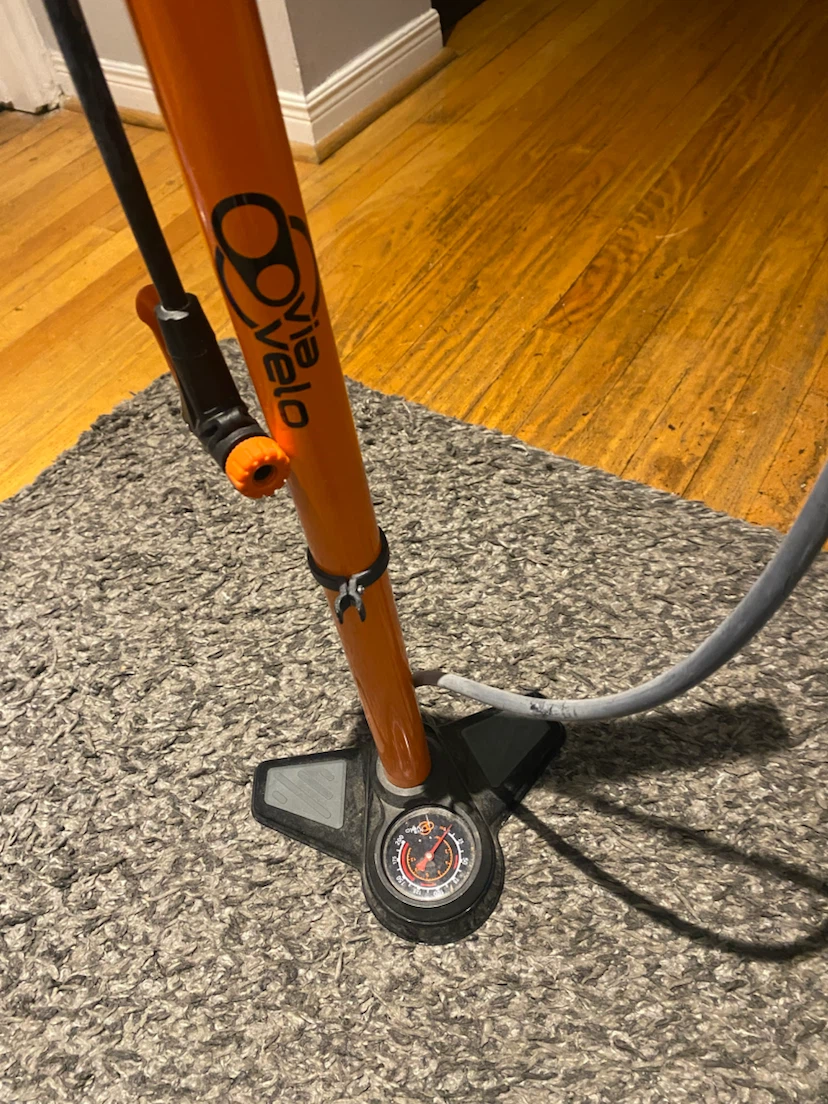 Via Velo Orange Bike Floor Pump