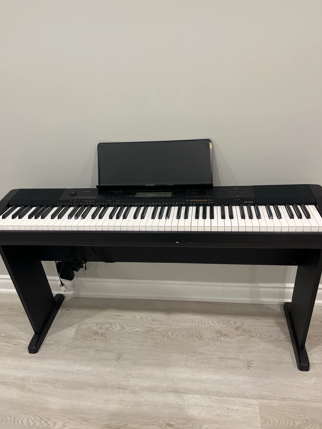 Casio Keyboard with Music Stand